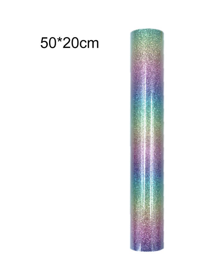Heat Transfer Vinyl Sticker Roll Multicolour 50x20cm - Image 1