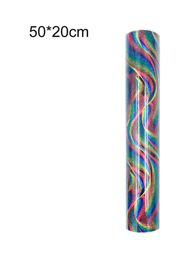 Heat Transfer Vinyl Sticker Roll Multicolour 50x20cm - Image 1
