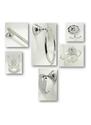 Bathroom Accessories Set Silver - v1632666569/N51046189A_1