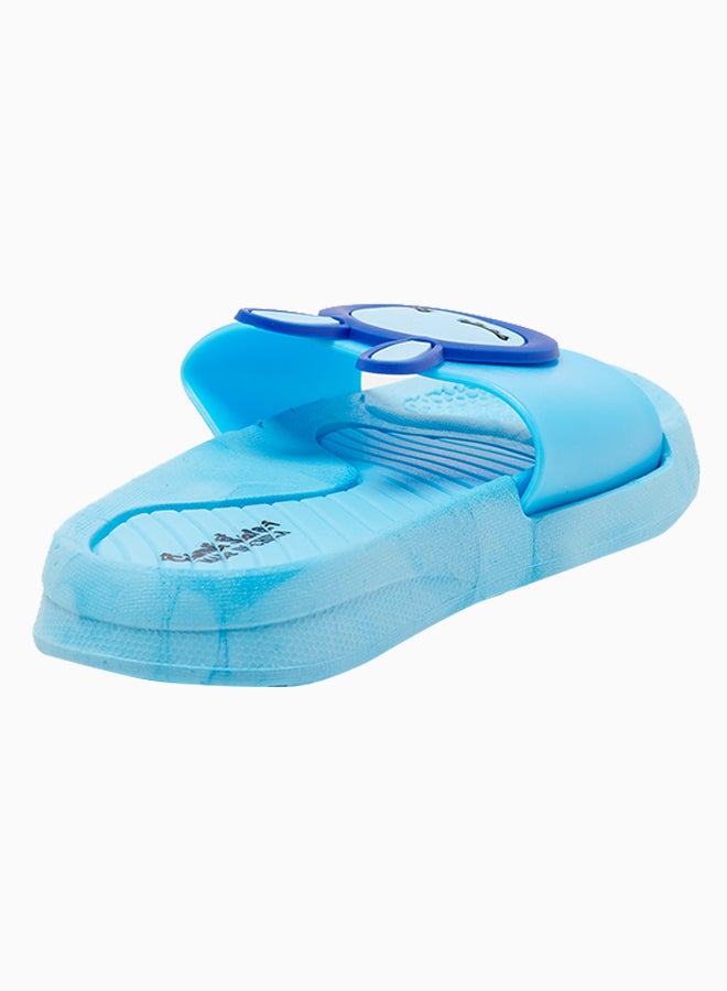 Camel Safari - Non-Slip Summer Beach Slides Arctic Blue - Image 1