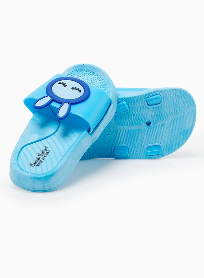 Camel Safari - Non-Slip Summer Beach Slides Arctic Blue - Image 1