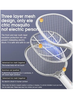 Generic Electric Mosquito Swatter White/Purple  - Image 4
