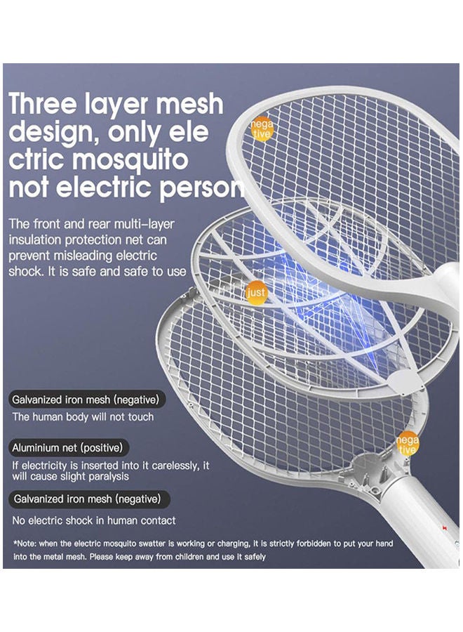 Generic Electric Mosquito Swatter White/Purple  - Image 4