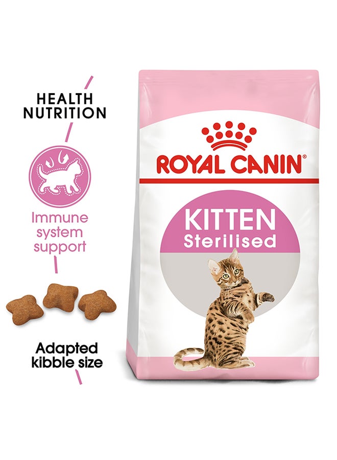 ROYAL CANIN Feline Health Nutrition Kitten Sterilised 2kg - Image 2