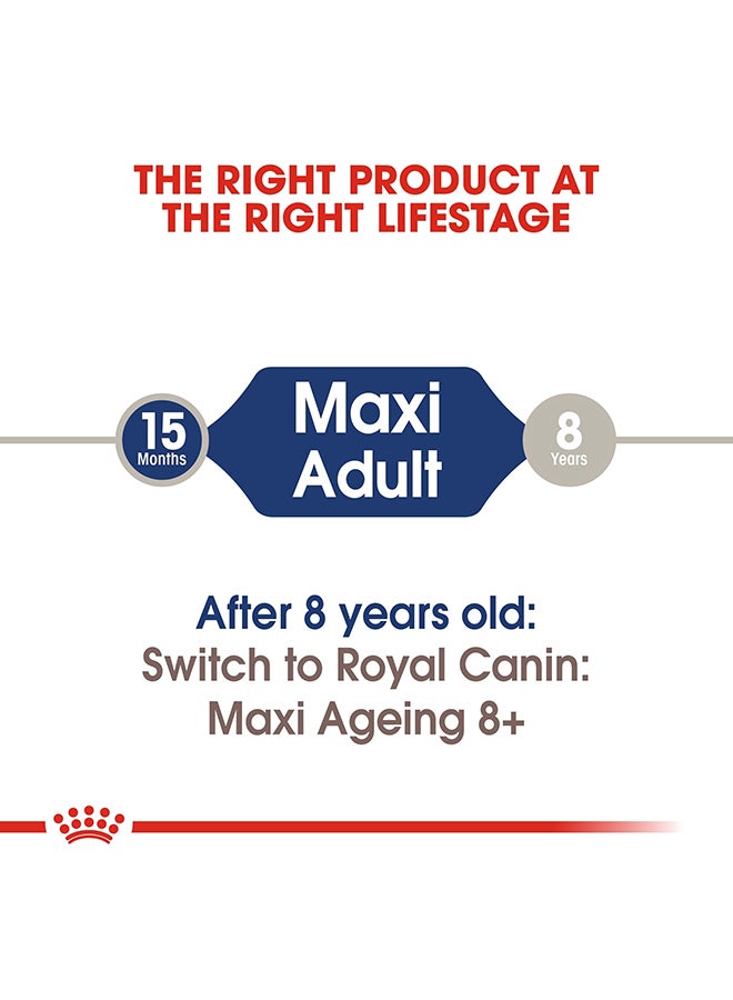 ROYAL CANIN Health Nutrition Maxi Adult Wet Food Pouches 140g Pack Of 10  - Image 5