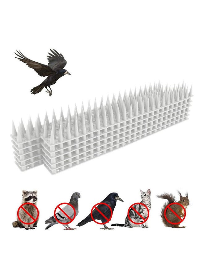 Generic 12-Piece Birds Spikes Set White 43x4x3.5cm  - Image 1
