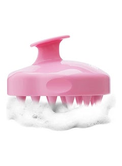 AIWANTO Hair Clean Exfoliate Scalp Brush Wide Tooth Comb Pink 9.8cm  - Image 1