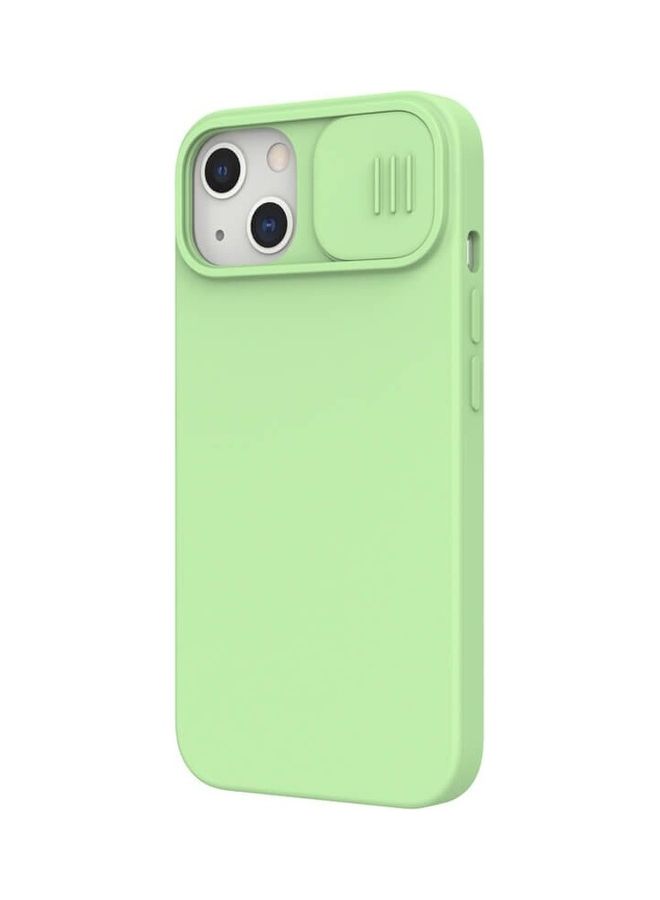 Nillkin - Camshield Silky Magnetic Silicone Case Hard Back Cover For Apple Iphone13 Mint Green - Image 1