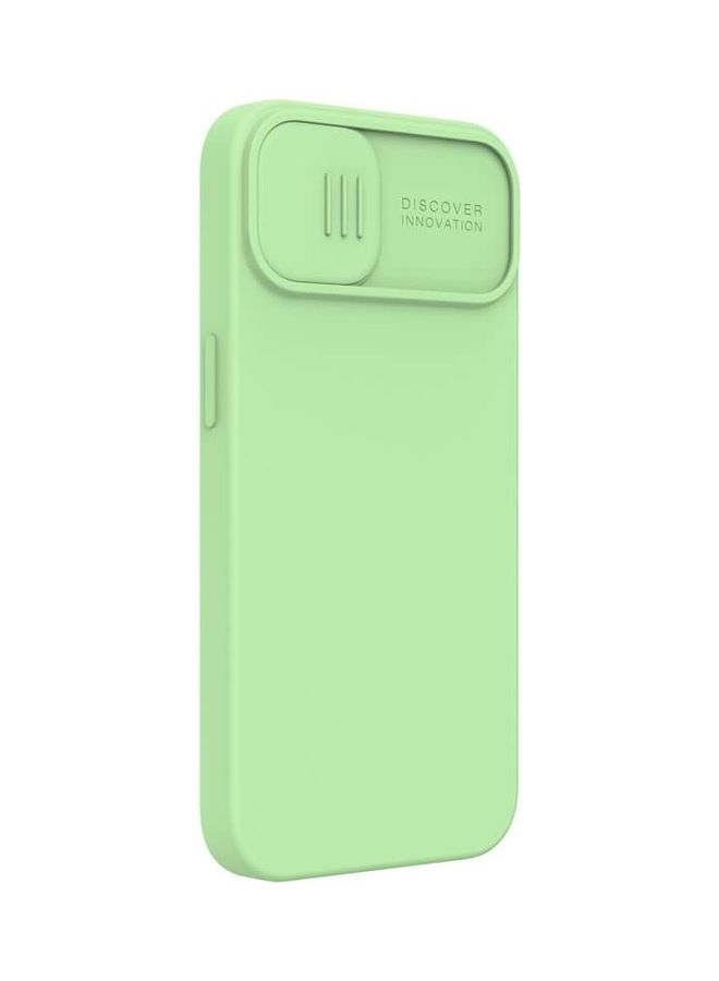 Nillkin - Camshield Silky Magnetic Silicone Case Hard Back Cover For Apple Iphone13 Mint Green - Image 1