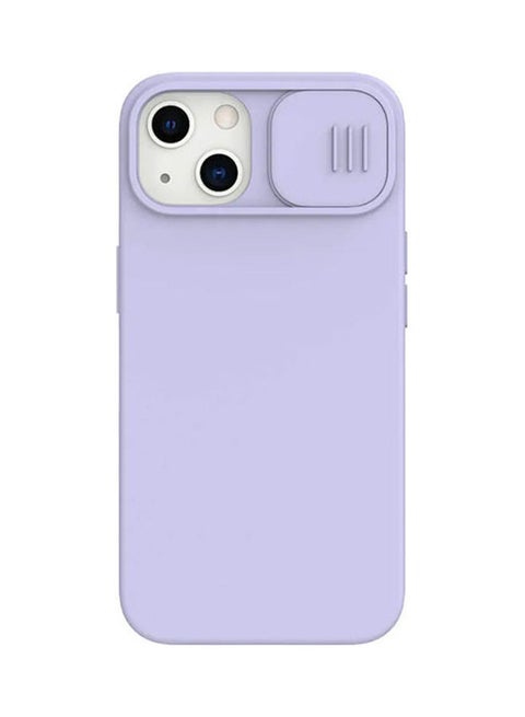 Camshield Silky Magnetic Silicone Case Hard Back Cover For Apple Iphone13 Misty Purple