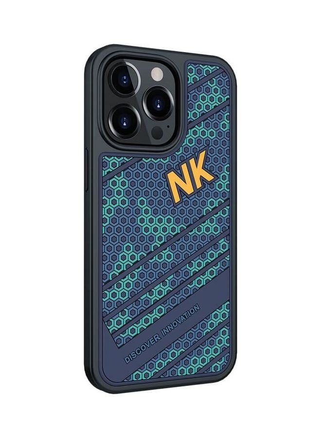 Nillkin - Striker Case Hard Back Cover For Apple iPhone 13 Pro Max Blue Green - Image 1
