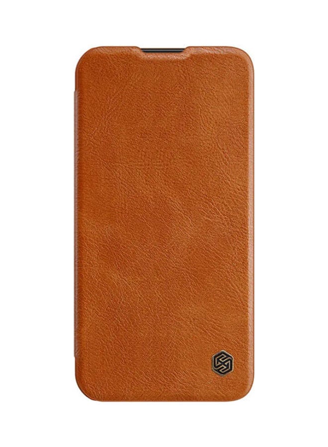 Nillkin - Qin Pro Leather Case Hard Back Cover For Apple Iphone13 Brown - Image 1