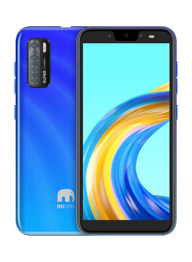 MiOne - Q8 Plus Dual SIM Blue 2GB RAM 8GB - Image 1