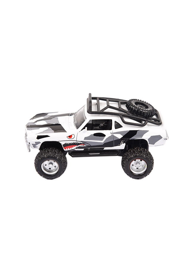 Monster Pull Back Diecast Car With Light And Sound - Assorted 15.5 x 7 x 7cm