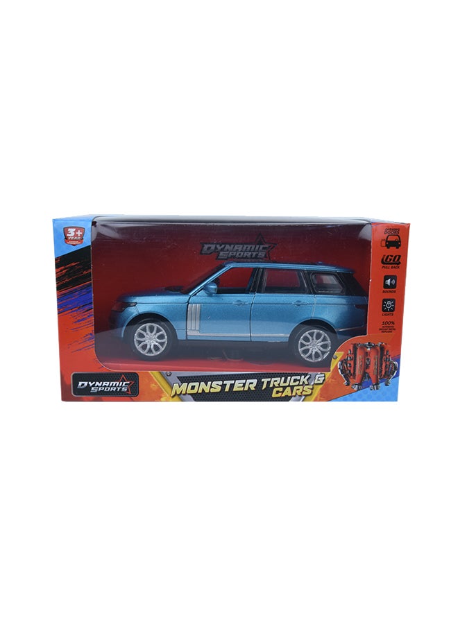 Rescue Van Pullback  With Light And Sound Assorted 15.5 x 7 x 7cm