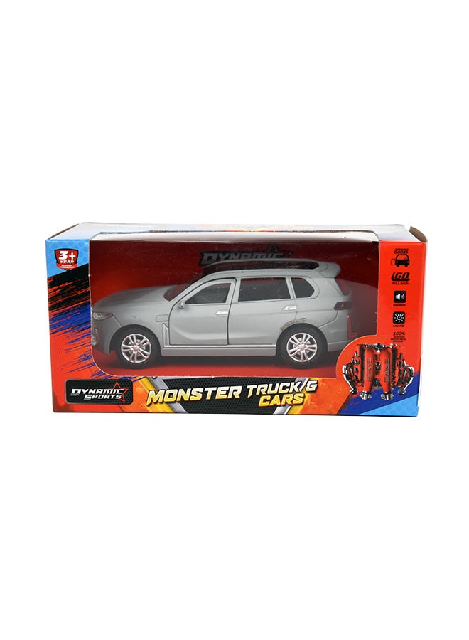 Rescue Van Pullback  With Light And Sound Assorted 15.5 x 7 x 7cm