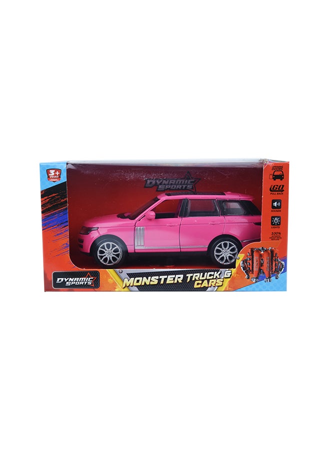 Rescue Van Pullback  With Light And Sound Assorted 15.5 x 7 x 7cm