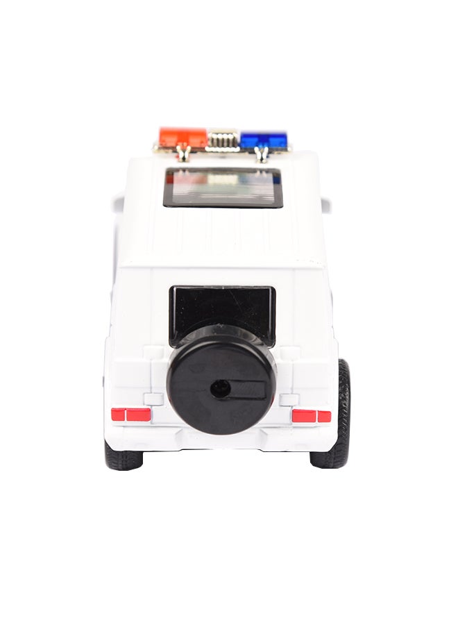 Police Pullback Jeep With Light And Sound Assorted 15.5 x 7 x 7cm