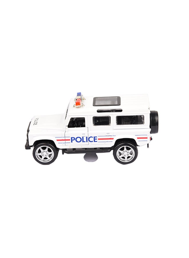 Police Pullback Jeep With Light And Sound Assorted 15.5 x 7 x 7cm