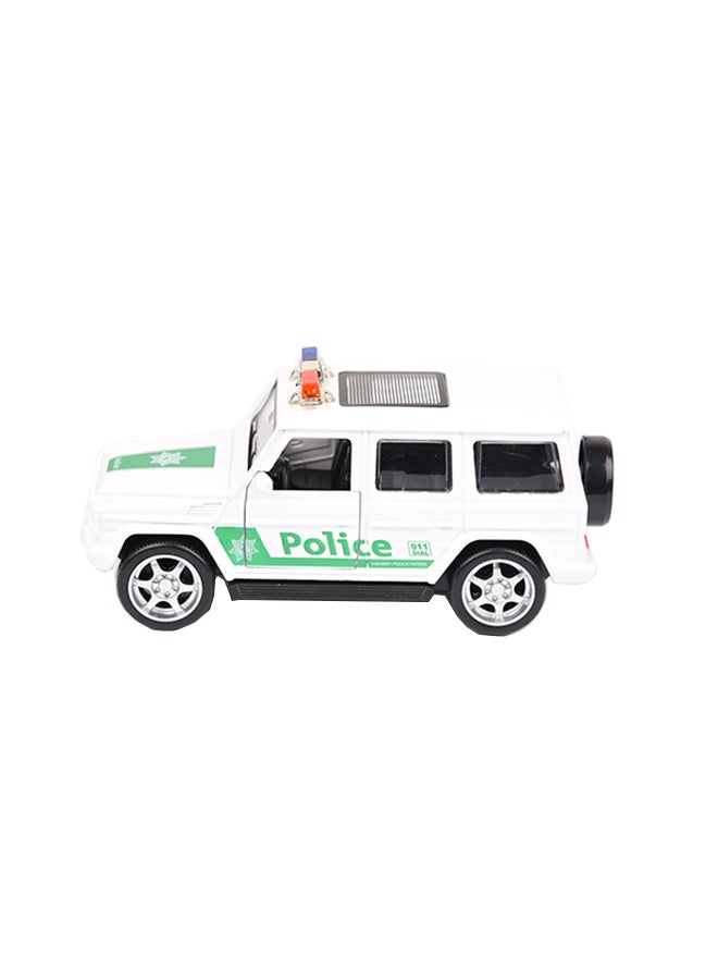 Police Pullback Jeep With Light And Sound Assorted 15.5 x 7 x 7cm