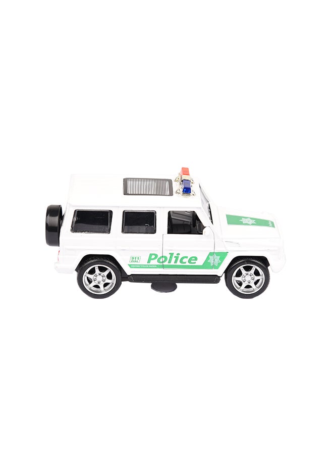 Police Pullback Jeep With Light And Sound Assorted 15.5 x 7 x 7cm