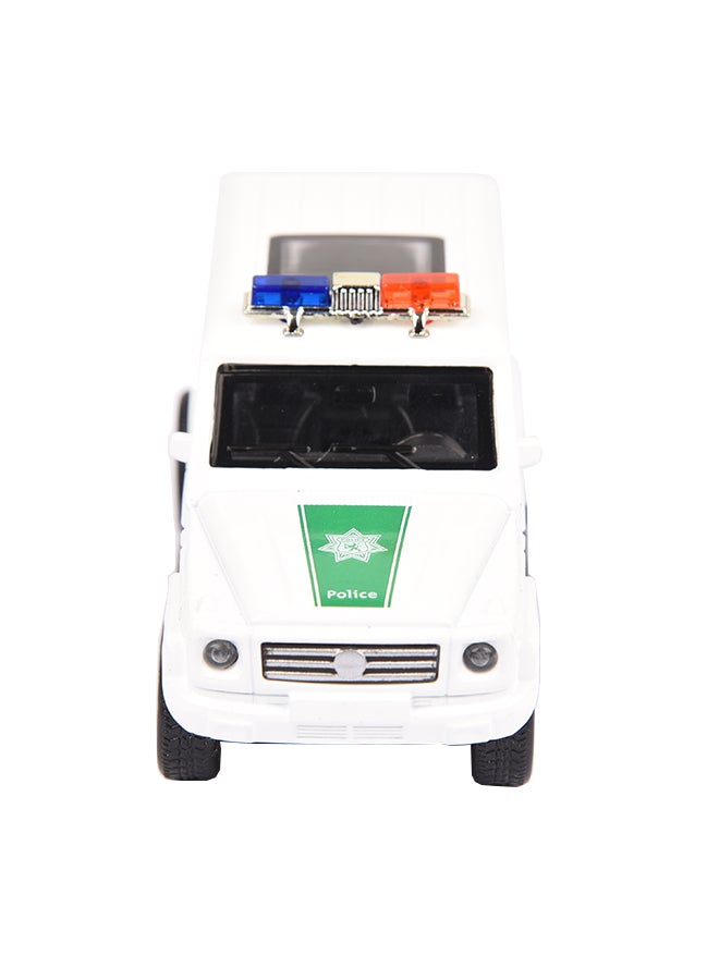 Police Pullback Jeep With Light And Sound Assorted 15.5 x 7 x 7cm