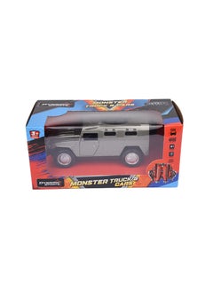 Diecast Pullback Armour Car With Light And Sound Assorted 15.5 x 7 x 7cm