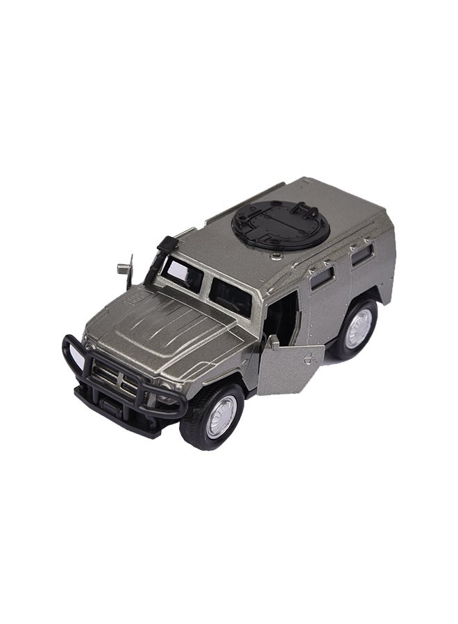 Dynamic Sports - Diecast Pullback Armour Car With Light And Sound Assorted 15.5 x 7 x 7cm - Image 1