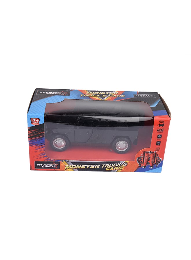 Dynamic Sports - Diecast Pullback Armour Car With Light And Sound Assorted 15.5 x 7 x 7cm - Image 1