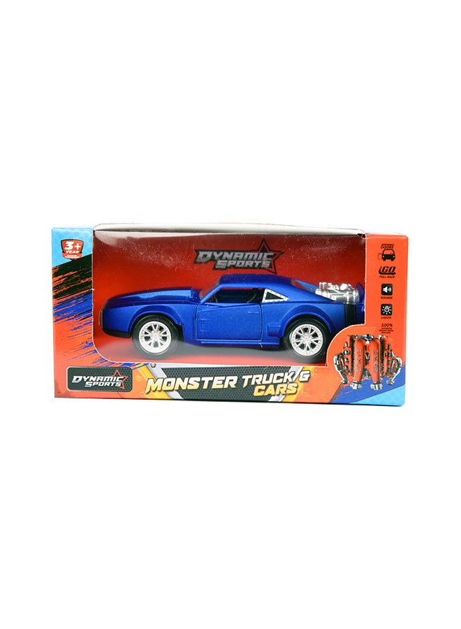 American Muscle Pullback Car With Light And Sound Assorted 15.5 x 7 x 7cm