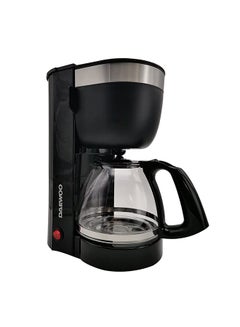 DAEWOO Coffee Machine 10 Cup Coffee Maker for Drip Coffee and Espresso with Glass Carafe, Korean Technology 1.25 L 800.0 W DCM1302B Black/Silver  - Image 2