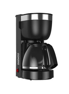 DAEWOO Coffee Machine 10 Cup Coffee Maker for Drip Coffee and Espresso with Glass Carafe, Korean Technology 1.25 L 800.0 W DCM1302B Black/Silver  - Image 1