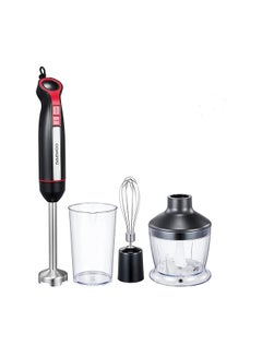 Stainless Steel Stem Hand Blender With Chopper And Whisk 3-in-1 400W Korean Technology DHB1540 Black