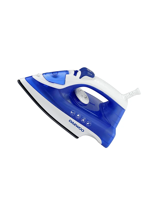 DAEWOO Steam Iron With Self Clean Function, Korean Technology 250.0 ml 1800.0 W DSI2019DB Dark Blue