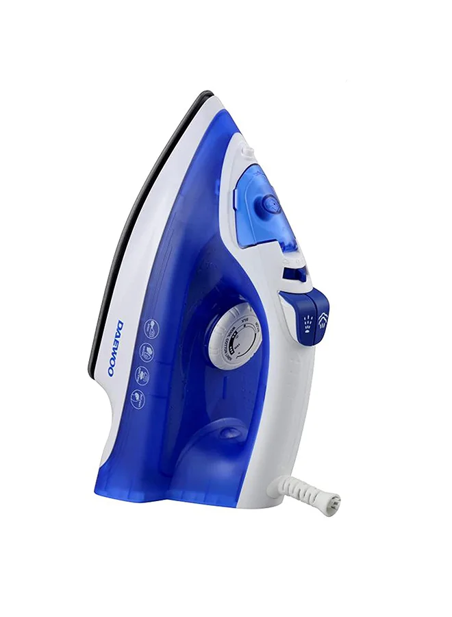 DAEWOO Steam Iron With Self Clean Function, Korean Technology 250.0 ml 1800.0 W DSI2019DB Dark Blue