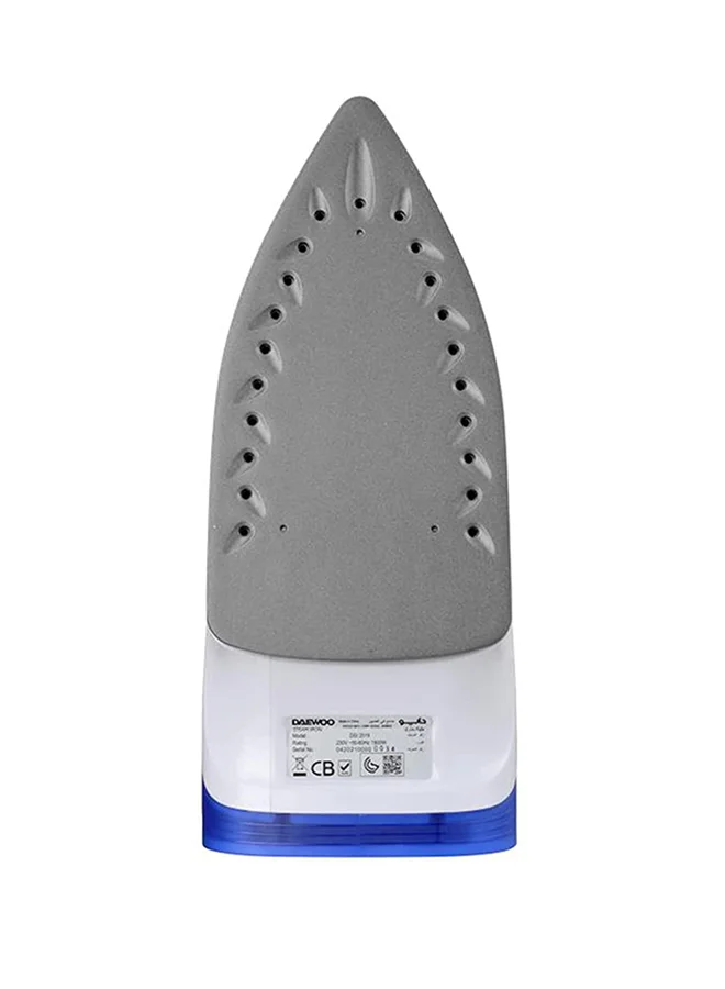 DAEWOO Steam Iron With Self Clean Function, Korean Technology 250.0 ml 1800.0 W DSI2019DB Dark Blue
