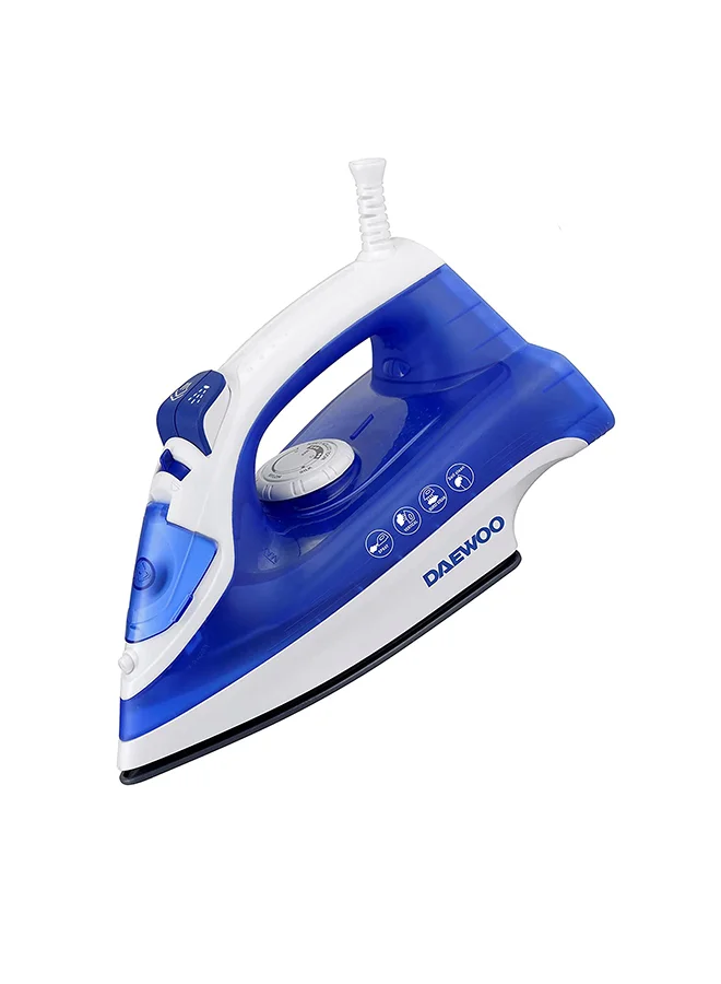 DAEWOO Steam Iron With Self Clean Function, Korean Technology 250.0 ml 1800.0 W DSI2019DB Dark Blue