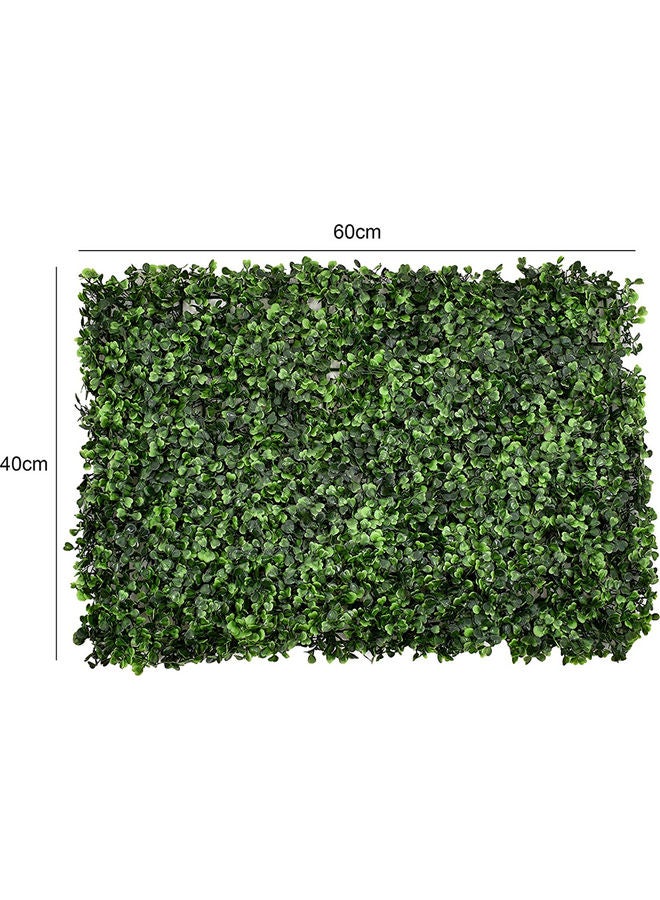 LINGWEI 3-Piece Artificial Plastic Wall Grass Green 40x60x3cm  - Image 3