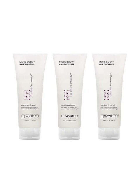 3 Pcs More Body Volumizing Gel White 200x3ml