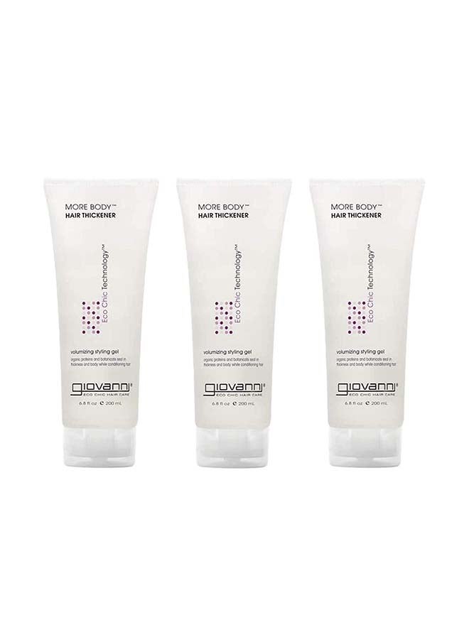 Giovanni 3 Pcs More Body Volumizing Gel White 200x3ml  - Image 1