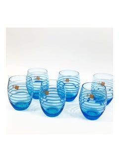 IVV 6-Piece Rings Water Tumbler Set Turquoise Blue  - Image 3