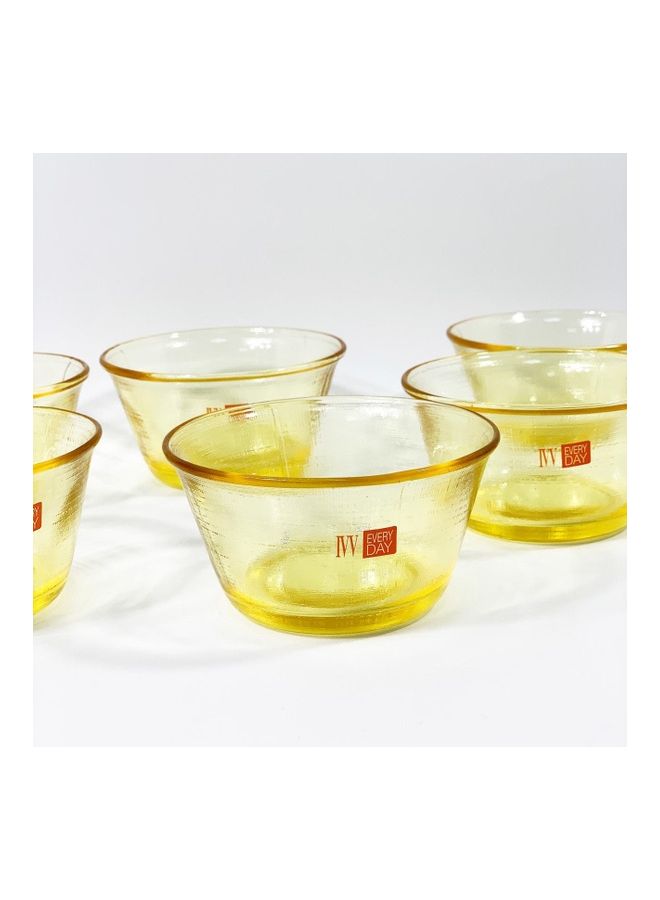 IVV 6-Piece Denim Bowl Set Yellow 12.2cm - Image 3