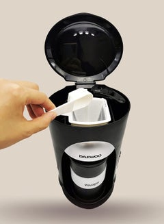 DAEWOO Insta Coffee Maker/ Coffee Machine with Travel Mug, Korean Technology 300.0 ml 500.0 W DCM9010 Black  - Image 4