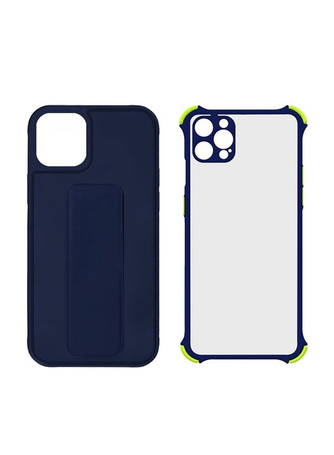MARGOUN Pack Of 2 Assorted Case Cover For Apple iPhone 12 Pro Blue - Image 2