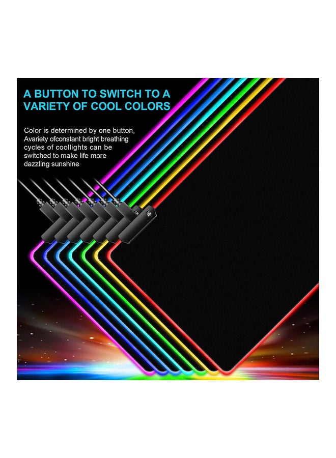 Arabest RGB LED Gamimg Mousepad Black - Image 2