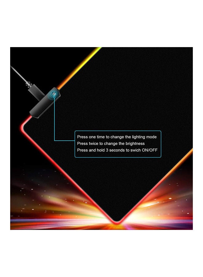 Arabest RGB LED Gamimg Mousepad Black - Image 3
