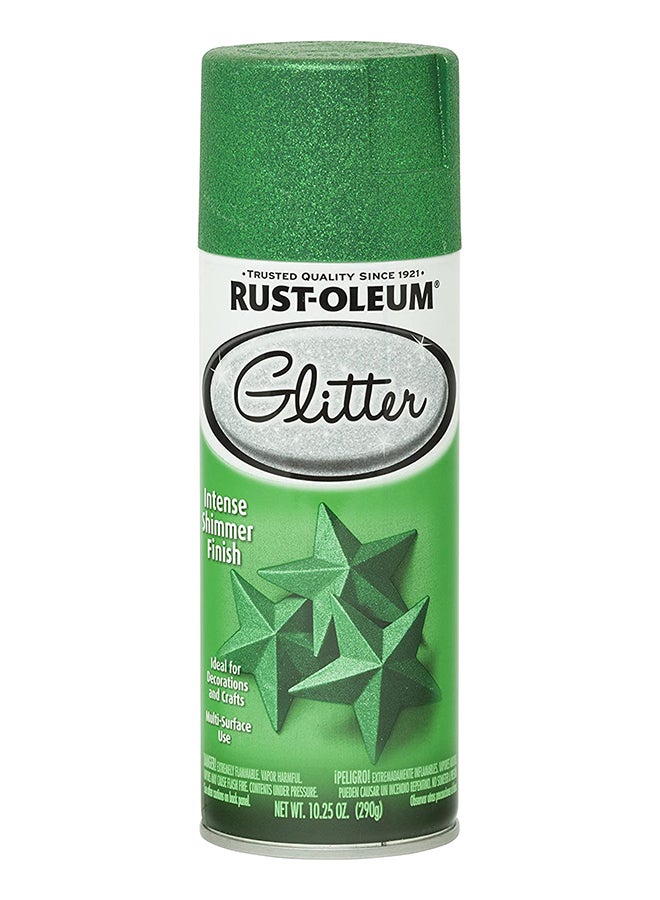 RUST-OLEUM - Glitter Paint Spray Kelly Green - Image 1