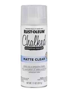 Chalked Protective Topcoat Spray Paint Matte Clear