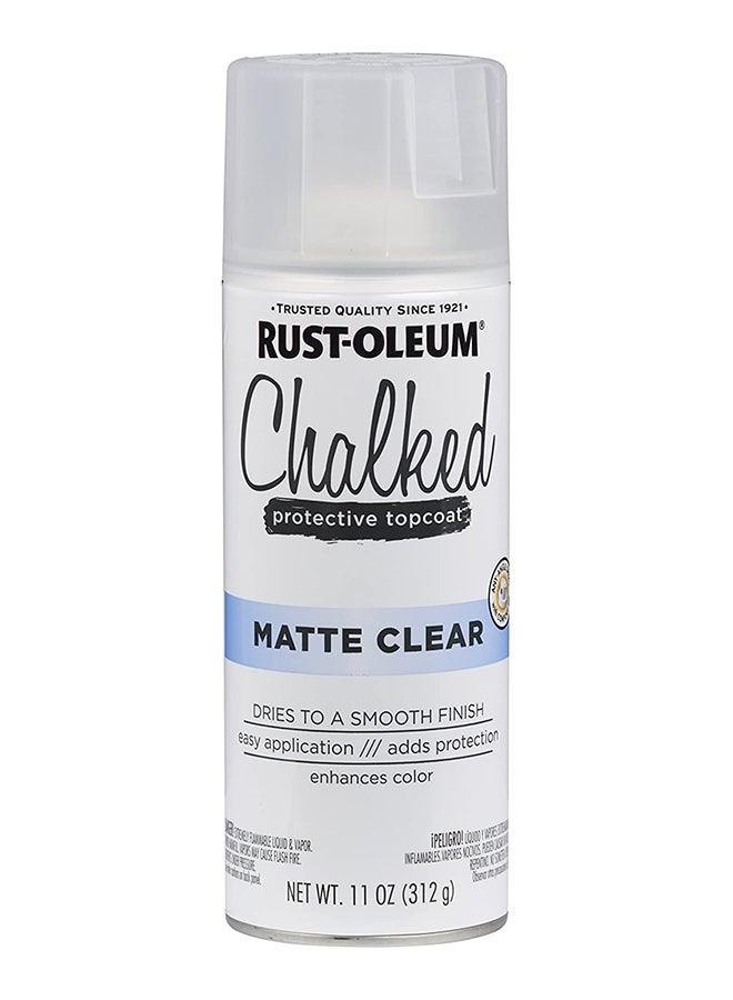 Generic - Chalked Protective Topcoat Spray Paint Matte Clear - Image 1