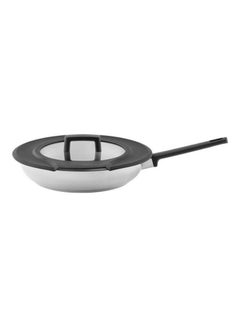 3 Piece Frying Pan Set(1xFrying Pan, 1xNon-stick Frying Pan) Silver